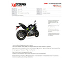 Scorpion RP-1 GP Titanium Round Exhaust - Kawasaki Z900 2017 - 2019