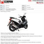 Scorpion Serket Parallel Stainless Oval Exhaust - Yamaha N-MAX 125 Full System 2015 - 2017