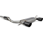 Scorpion Exhaust Cat-Back (Res) Twin Daytona BLK - Audi TT MK1 Quattro 180 / 225 BHP 1998 - 2006