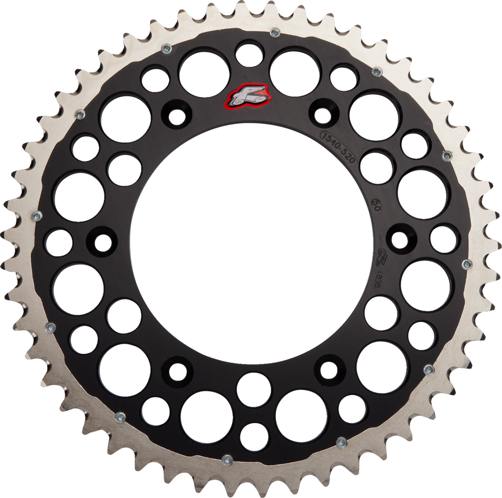 Renthal Twin Ring Rear Sprocket - Honda CR/CRF 125/250/450 Up To 2024 - 50T Black