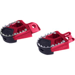 Kite SM Footpegss - Suzuki RMZ450 2018-2019 - Red