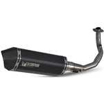 Scorpion Serket Parallel Full System Black Ceramic Exhaust - Vespa GTS 125 iGET 2017 - 2019