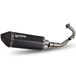 Scorpion Serket Parallel Full System Black Ceramic Exhaust - Scomadi TL 125 Euro 4 2017 - 2018