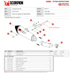 Scorpion Serket Taper Titanium Exhaust - Kawasaki Ninja 400 2018 - 2020