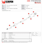 Scorpion Car Exhaust Cat-Back System (Resonated) Monaco - Mini Cooper S R56 R57 R58 R59 2007 - 2014