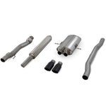 Scorpion Car Exhaust Cat-Back System (Resonated) BLK Monaco - Mini Cooper S R56 R57 R58 R59 2007 - 2014