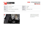 Scorpion Car Exhaust Cat-Back System (Resonated) (Non-Valved) Black Ceramic Evo - Audi RS3 8V 2017 - 2021 Facelift