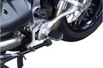 SW Motech ION Footpegs - Suzuki DL 1000 2002-2007 - Black/Silver