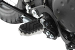 SW Motech ION Footpegs - Kawasaki KLR650 2001-2003 - Black/Silver