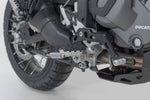 SW Motech Evolution Footpegs - Ducati MultiStrada V4 1200 Pikes Peak 2022-2024 - Black/Silver