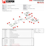 Scorpion Car Exhaust Cat-Back System Resonated Non-Valved Polished Daytona - Volkswagen Golf R MK7.5 2017-2020