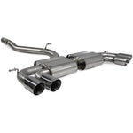 Scorpion Car Exhaust Cat-Back System Non-Resonated Non-Valved Polished Daytona - Volkswagen Golf R MK7.5 2017-2020