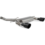 Scorpion Car Exhaust Cat-Back System (Non-Resonated) (Valved) Black - Audi TT MK3 2.0 TFSI Quattro 2014 - 2019