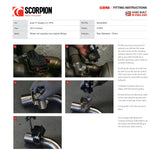 Scorpion Car Exhaust Cat-Back System (Non-Resonated) (Valved) Black - Audi TT MK3 2.0 TFSI Quattro 2014 - 2019