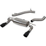 Scorpion Car Exhaust Cat-Back System (Non-Resonated) (Valved) Black - Audi TT MK3 2.0 TFSI Quattro 2014 - 2019