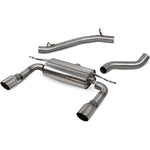 Scorpion Car Exhaust Cat-Back System (Non-Resonated) (Non-Valved) Daytona Black - Audi TT MK3 2.0 TFSI Quattro 2014 - 2019