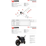 Scorpion Serket Taper Stainless Steel Exhaust - KTM 1290 Super Duke R 2014 - 2019 / GT 2014 - 2021