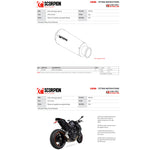 Scorpion Red Power Black Ceramic Exhaust - KTM 1290 Super Duke R 2014 - 2019 / GT 2014 - 2021