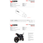 Scorpion Red Power Titanium Exhaust - KTM 1290 Super Duke R 2014 - 2019 / GT 2014 - 2021