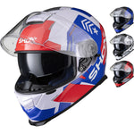 Shox Assault Evo Recoil Motorcycle Helmet