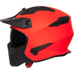 Spada Storm Plain Open Face Motorcycle Helmet & Visor