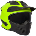 Spada Storm Plain Open Face Motorcycle Helmet & Visor