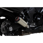 Scorpion Red Power Satin Titanium Exhaust - Kawasaki Z1000SX 2014 - 2016