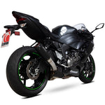 Scorpion Red Power Black Ceramic Exhaust - Kawasaki Ninja ZX-6R 2019 - 2020