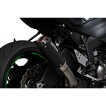 Scorpion Red Power Black Ceramic Exhaust - Kawasaki Ninja ZX-6R 2019 - 2020