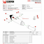 Scorpion Serket Taper Stainless Steel Exhaust - Kawasaki Ninja ZX-6R 2019 - 2020