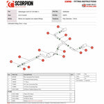 Scorpion Car Exhaust Cat-Back System (Non-Resonated) Polished Daytona - VW Golf MK7.5 GTI TCR 2019 - 2020