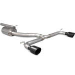 Scorpion Car Exhaust Cat-Back System (Non-Resonated) Black Ceramic Daytona - VW Golf MK7.5 GTI TCR 2019 - 2020