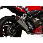 Scorpion Serket Taper Satin Titanium Exhaust - Honda CBR650R 2019 - 2020