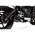 Scorpion Red Power Black Ceramic Exhaust - Triumph Street Triple 765 2017 - 2019