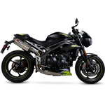 Scorpion Serket Parallel Stainless Steel Exhaust - Triumph Speed Triple 1050 S and RS 2018 - 2020