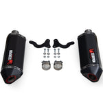 Scorpion Serket Parallel Black Ceramic Exhaust - Triumph Speed Triple 1050 S and RS 2018 - 2020