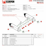 Scorpion Serket Parallel Black Ceramic Exhaust - Triumph Speed Triple 1050 S and RS 2018 - 2020