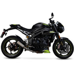 Scorpion Red Power Stainless Steel Exhaust - Triumph Speed Triple 1050 S and RS 2018 - 2020