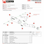 Scorpion Red Power Stainless Steel Exhaust - Triumph Speed Triple 1050 S and RS 2018 - 2020