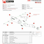 Scorpion Red Power Satin Titanium Exhaust - Triumph Speed Triple 1050 S and RS 2018 - 2020