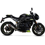 Scorpion Red Power Stainless Steel Exhaust - Triumph Speed Triple 1050 S and RS 2018 - 2020