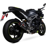 Scorpion Red Power Black Ceramic Exhaust - Triumph Speed Triple 1050 S and RS 2018 - 2020