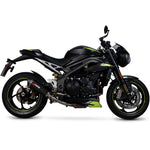 Scorpion Red Power Black Ceramic Exhaust - Triumph Speed Triple 1050 S and RS 2018 - 2020