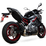 Scorpion Red Power Black Ceramic Exhaust - Kawasaki Z900 / Z900 A2 2017 - 2019