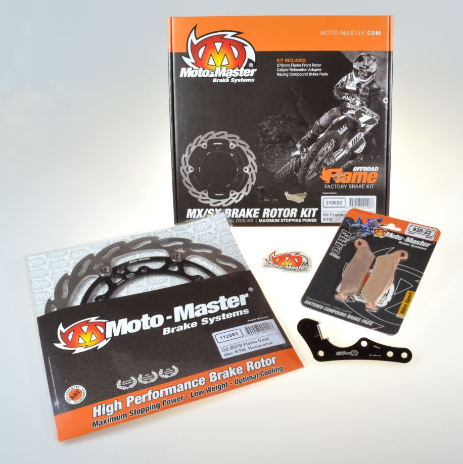 Moto Master 260mm Oversize Floating Front Brake Disc Kit - Honda CRF150RB 2007-2017