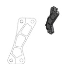 Moto Master Supermoto Brake Disc Adapter Bracket - Yamaha WRF450 2016-2018