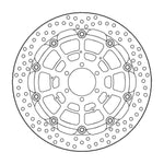 Moto Master Halo Series Floating Front Left Brake Disc - BMW S 1000 XR 2018-2023