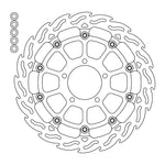 Moto Master Flame Series Front Left Brake Disc - Kawasaki ZX-10 R 1000 Ninja 2016-2024