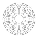 Moto Master Halo Series Floating Front Brake Disc - Kawasaki ZX-10 R 1000 Ninja 2017-2024