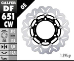 Galfer Wave Front Brake Disc - Triumph Trophy 1200 1994-1996